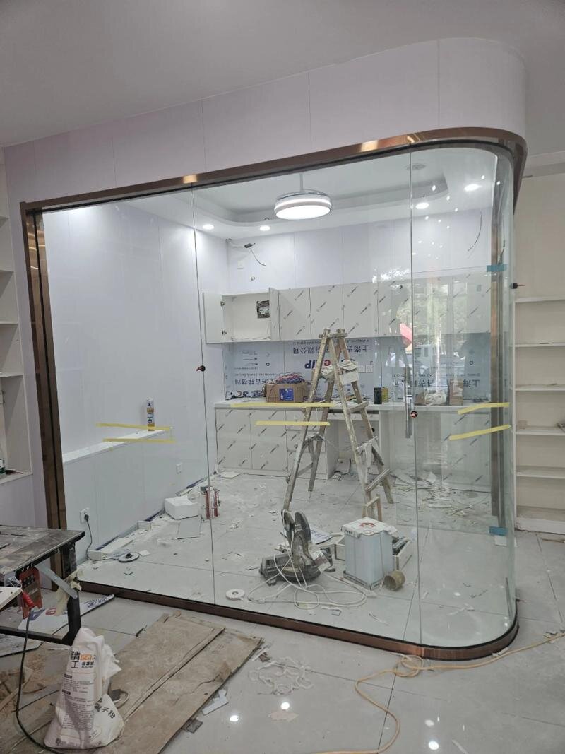 天桥区异形展柜玻璃异形展柜玻璃 - 推荐